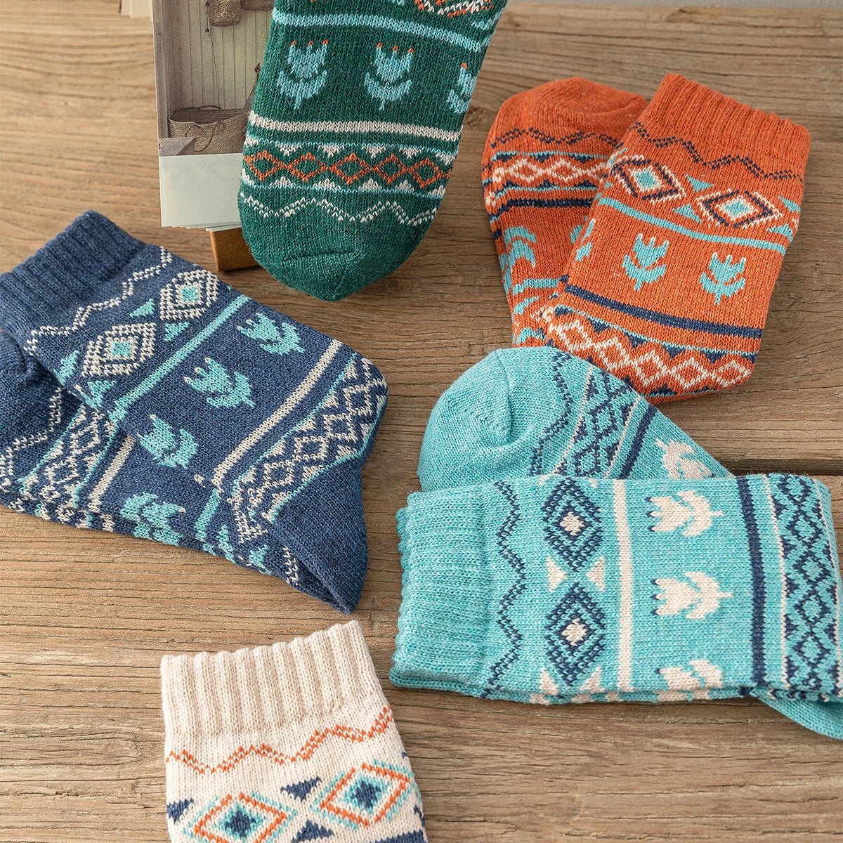 5 Pairs Winter Socks