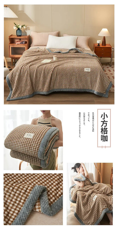 Yarn Knitted Blanket (Machine Washable)