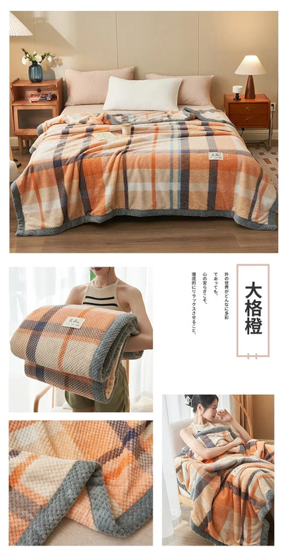 Yarn Knitted Blanket (Machine Washable)