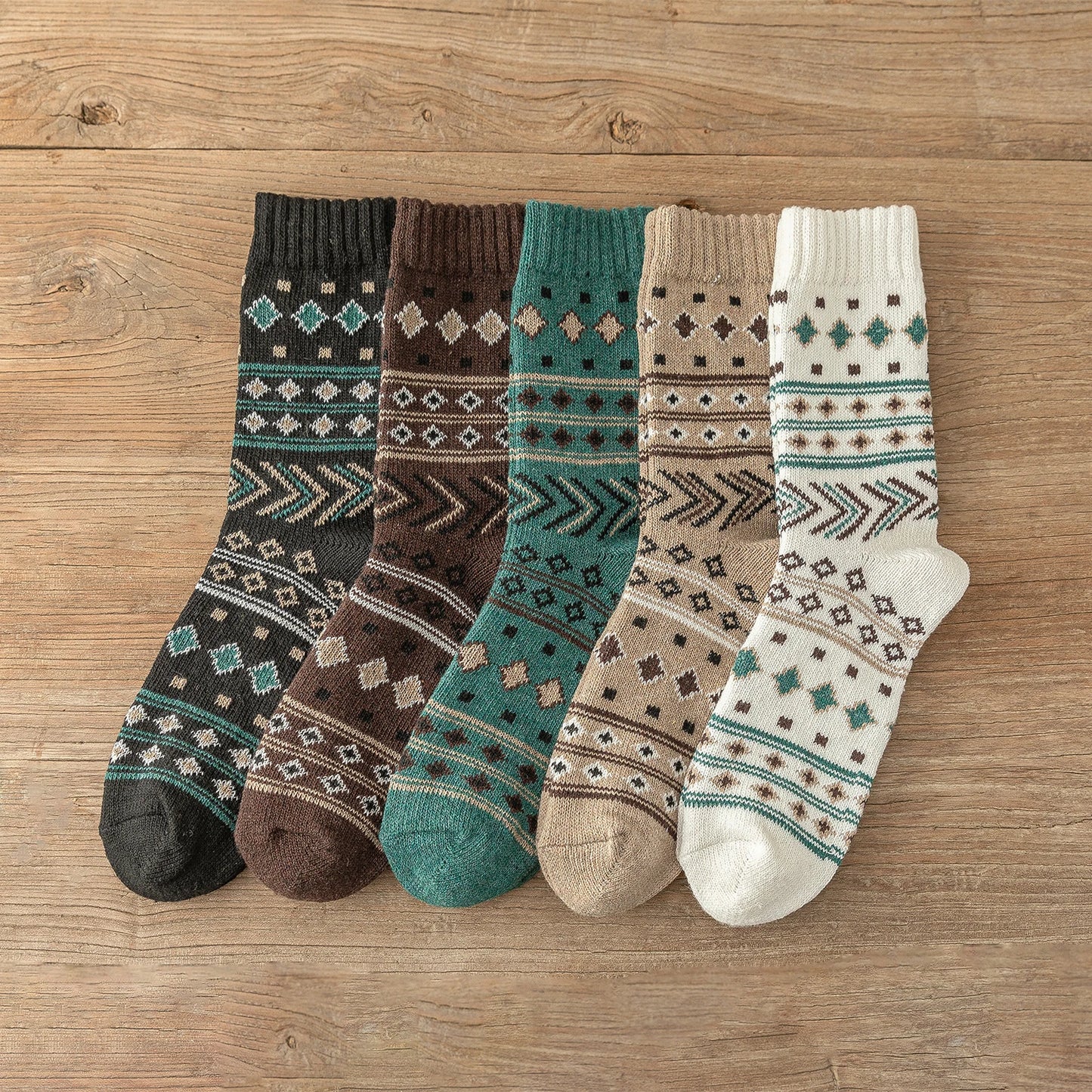 5 Pairs Winter Socks
