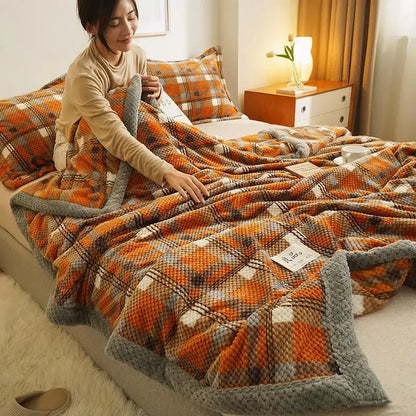Yarn Knitted Blanket (Machine Washable)