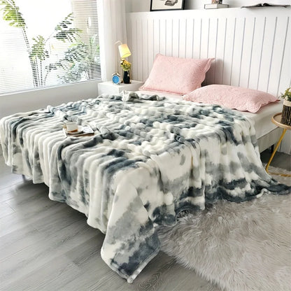 Luxurious Faux Rabbit Fur Blanket