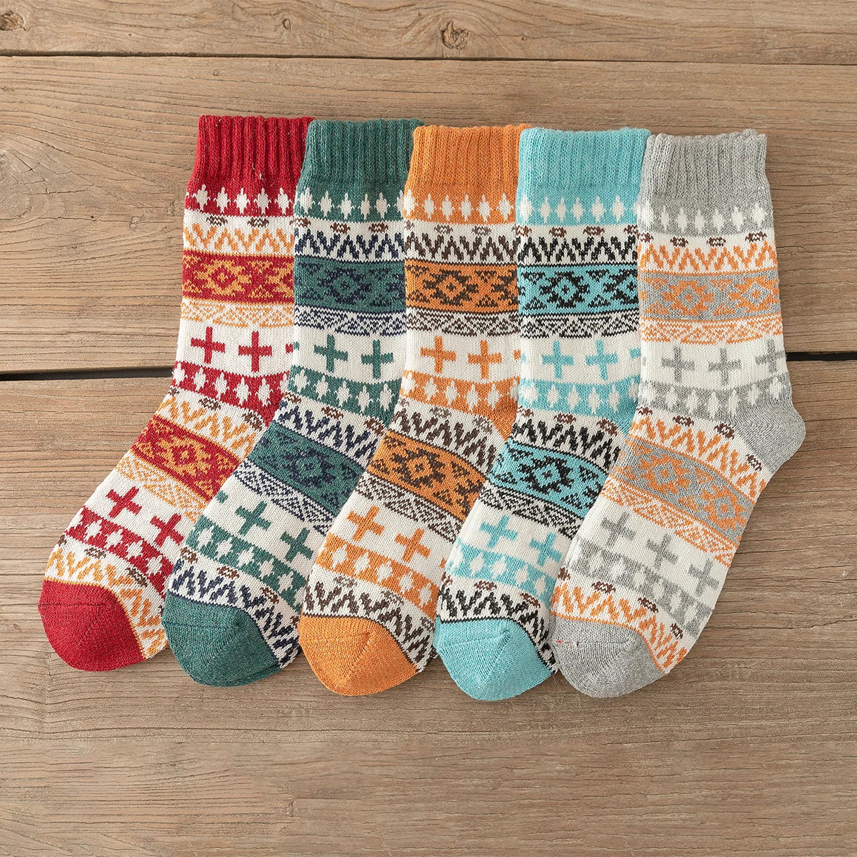 5 Pairs Winter Socks