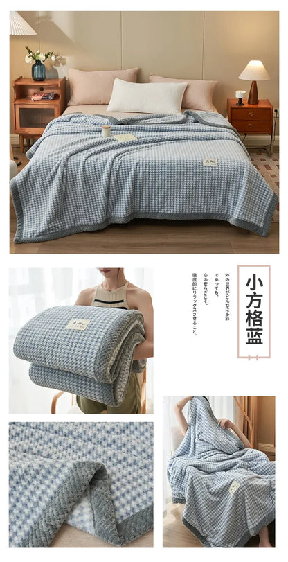 Yarn Knitted Blanket (Machine Washable)