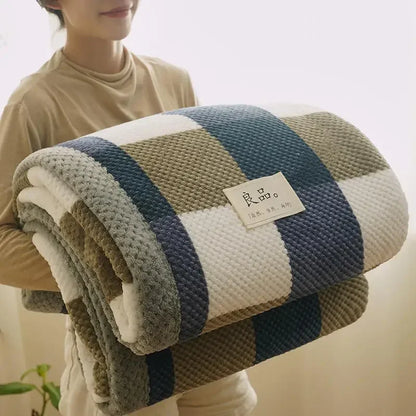 Yarn Knitted Blanket (Machine Washable)