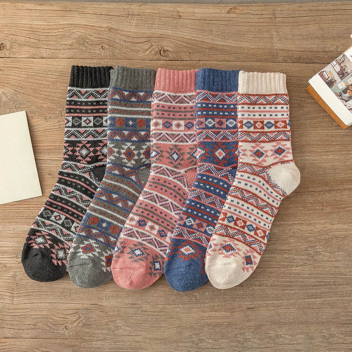 5 Pairs Winter Socks