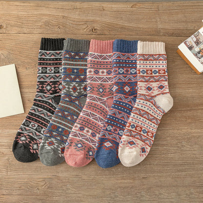 5 Pairs Winter Socks
