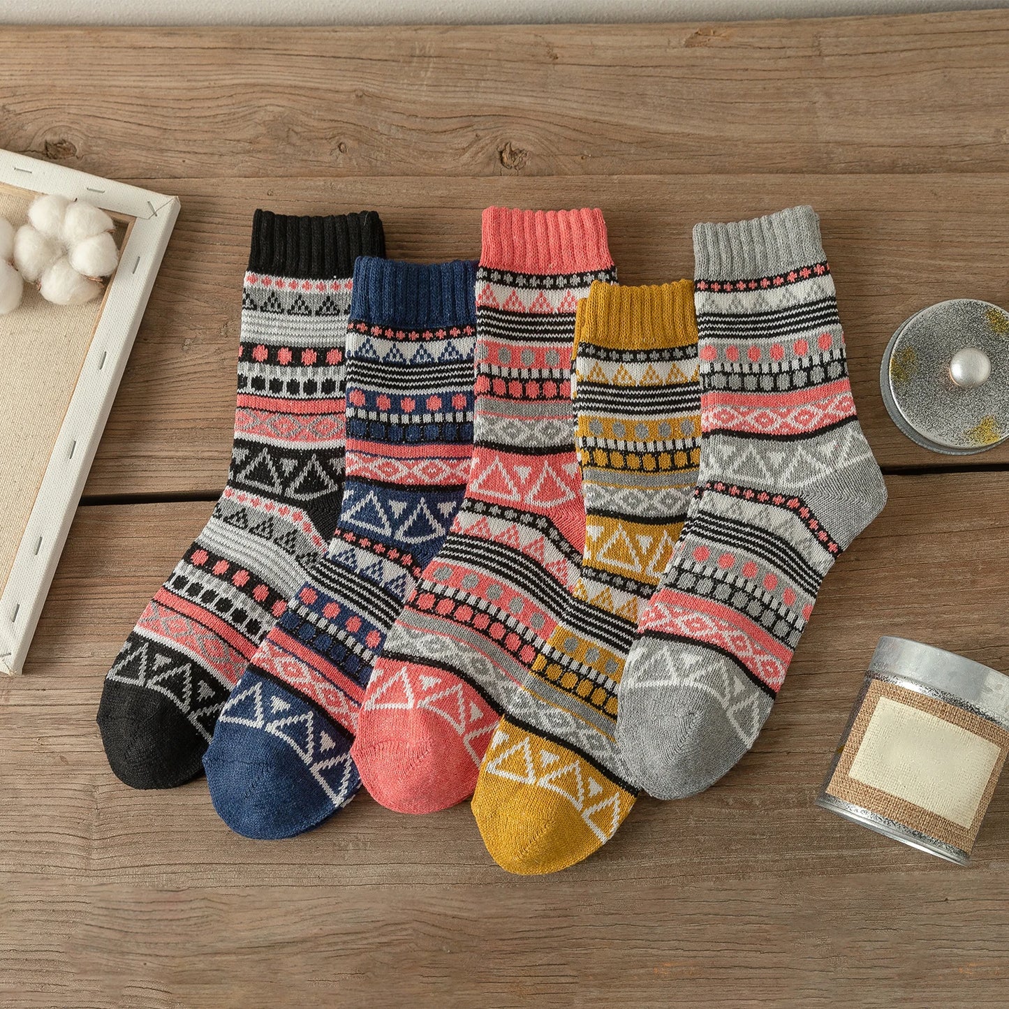 5 Pairs Winter Socks