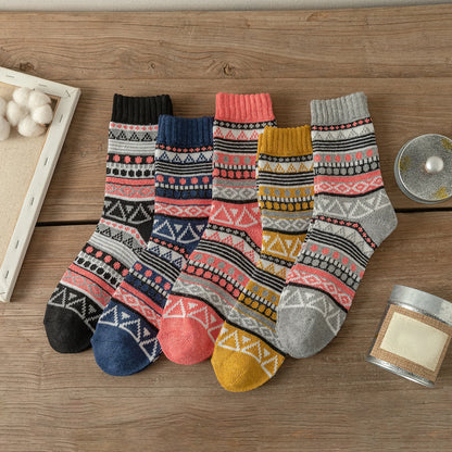 5 Pairs Winter Socks