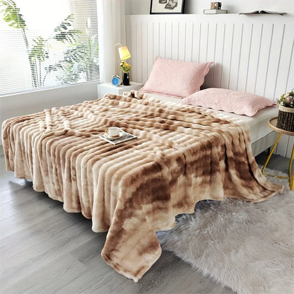 Luxurious Faux Rabbit Fur Blanket