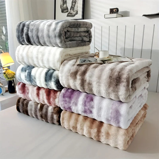 Luxurious Faux Rabbit Fur Blanket