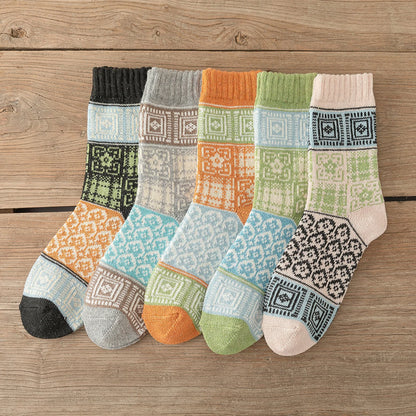 5 Pairs Winter Socks