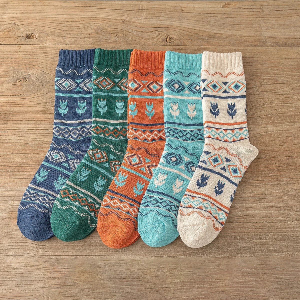 5 Pairs Winter Socks