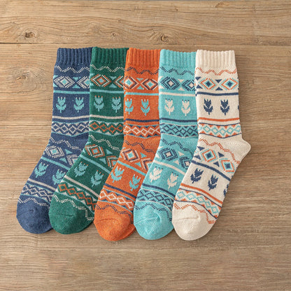 5 Pairs Winter Socks